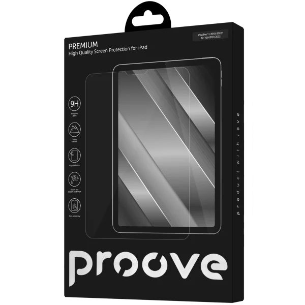 Protective glass Proove Premium for iPad Pro 11 2018-2022/ Air 10.9 2020-2022 - Photo 2