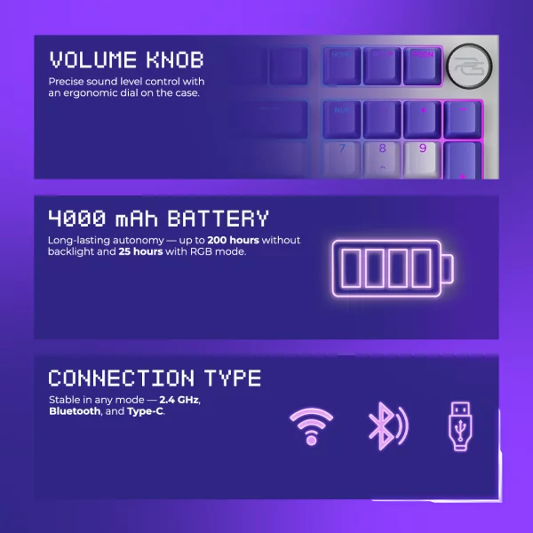 Wireless Keyboard Proove Gaming Slicker (Special Edition) (Enlgish Layout) - Foto 9
