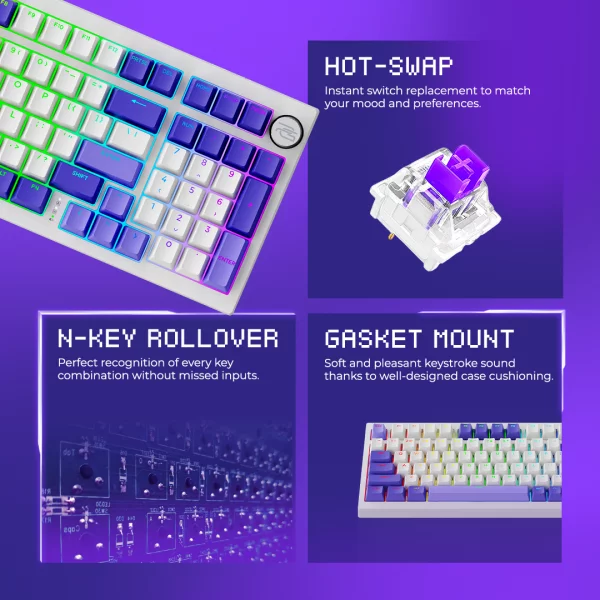 Wireless Keyboard Proove Gaming Slicker (Special Edition) (Enlgish Layout) - Foto 7