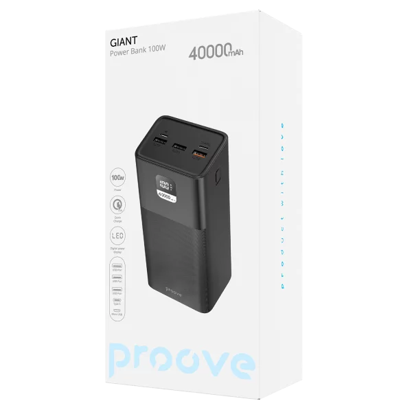 Power Bank Proove Giant 100W 40000mAh - Photo 3