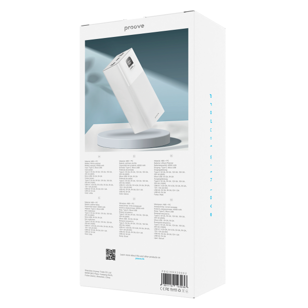 Power Bank Proove Giant 100W 40000mAh - Photo 1