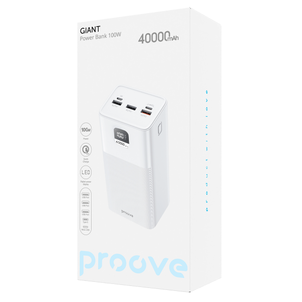 Power Bank Proove Giant 100W 40000mAh