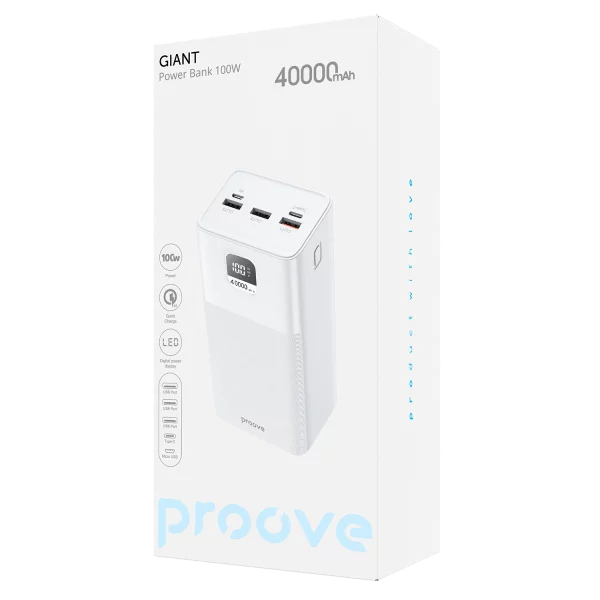 Power Bank Proove Giant 100W 40000mAh - Photo 3