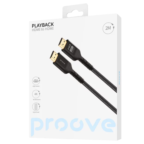 Kabel Proove PlayBack HDMI to HDMI 2m - Zdjęcie 1