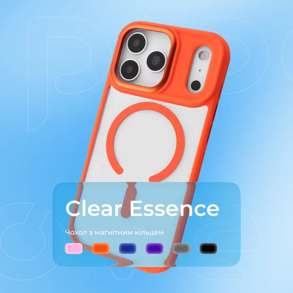 Etui Proove Clear Essence z pierścieniem magnetycznym do iPhone'a 14 - Zdjęcie 2