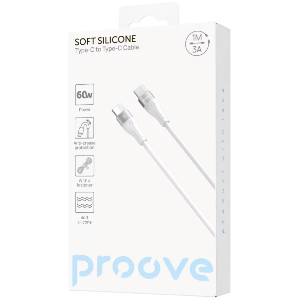 Cable Proove Soft Silicone Type-C to Type-C 60W (1m) - photo 4