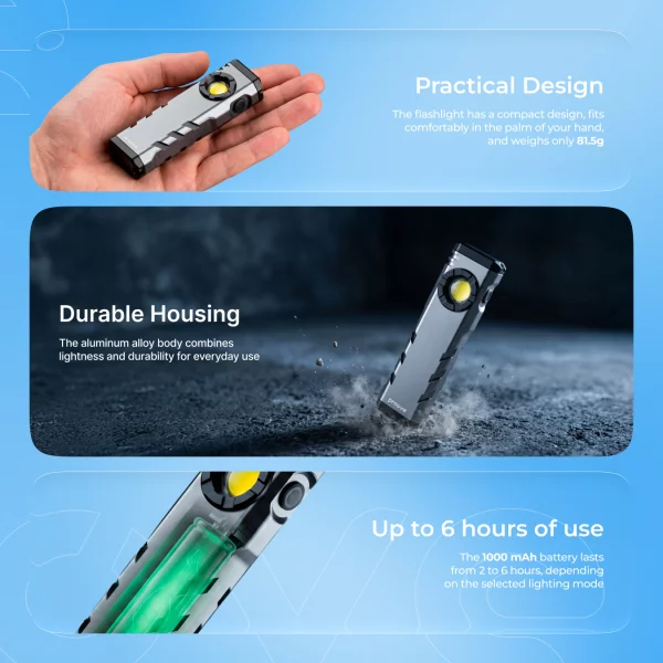 Handheld Flashlight Proove Ray Slim - Photo 5