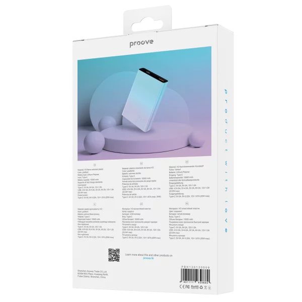 Power Bank Proove Hyper Flux 22.5W 10000mAh - Foto 2