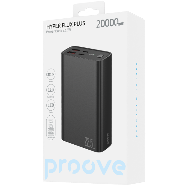 Power Bank Proove Hyper Flux Plus 22.5W 20000mAh