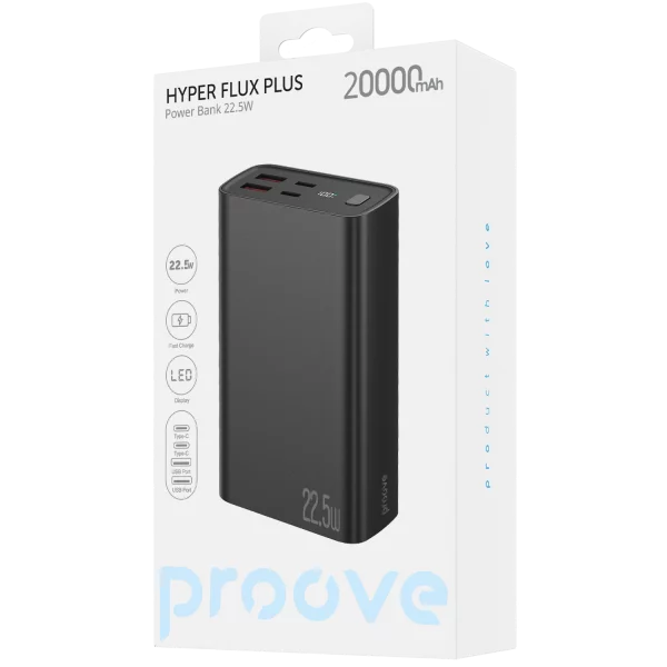 Power Bank Proove Hyper Flux Plus 22.5W 20000mAh - Zdjęcie 1