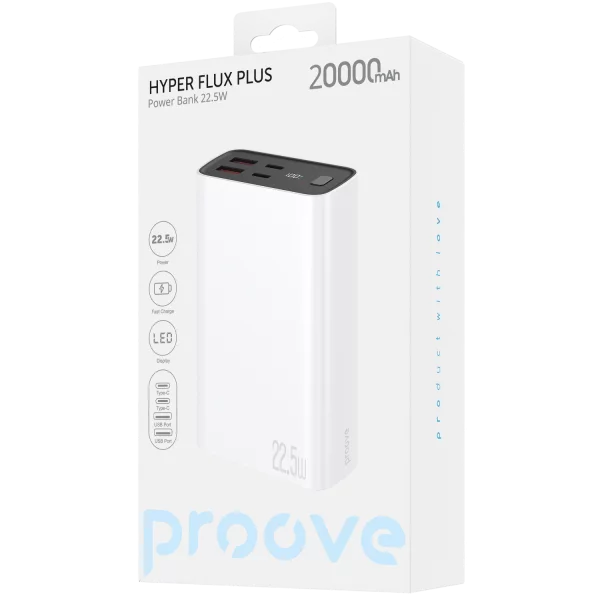 Power Bank Proove Hyper Flux Plus 22.5W 20000mAh - Photo 1