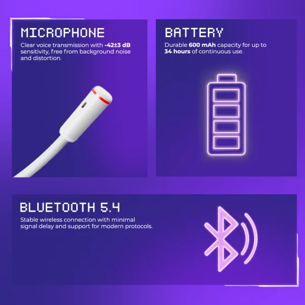 Wireless Headset Proove Gaming Bliss (APP) - Foto 5