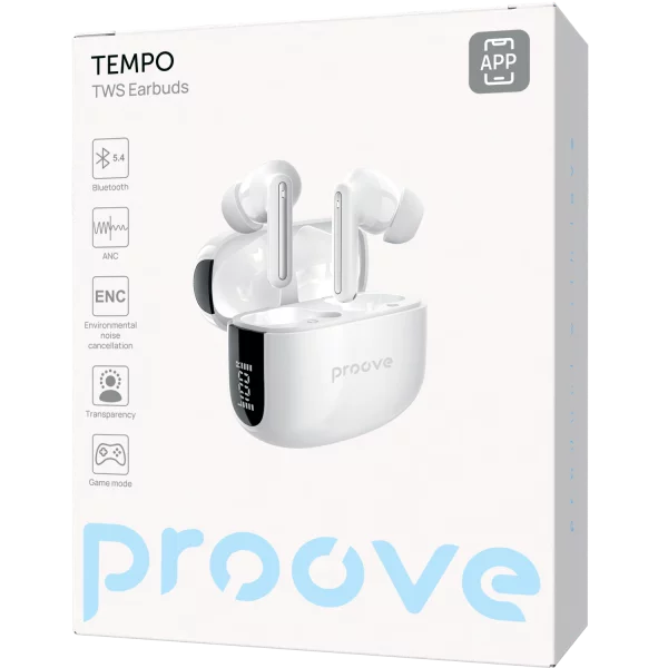 Wireless Earphones Proove Tempo TWS with ANC (APP) - Photo 4