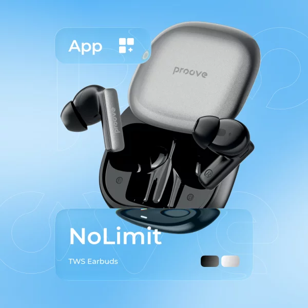 Wireless Earphones Proove NoLimit TWS with Hybrid ANC (APP) - Photo 5