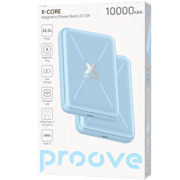 Power Bank Proove X-Core 22.5W 10000mAh With Cable Type-C to Type-C - foto 7