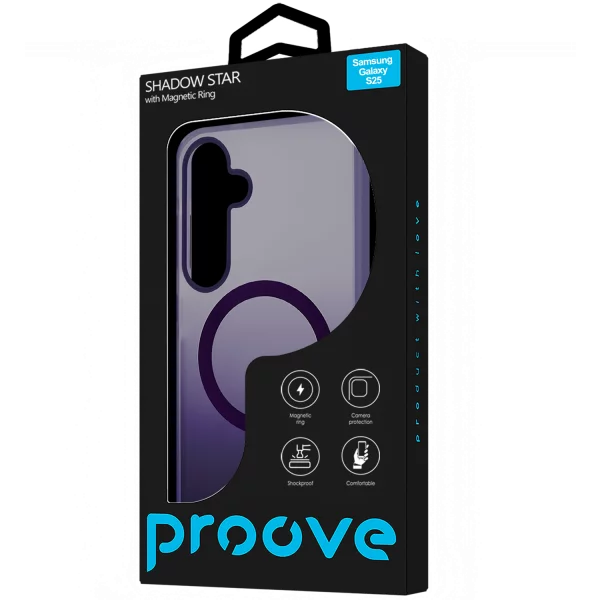 Proove Shadow Star Case with Magnetic Ring Samsung Galaxy S25 - Photo 2