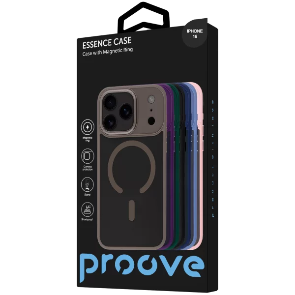 Proove Essence Case with Magnetic Ring iPhone 16 - Photo 2
