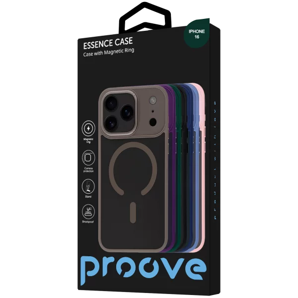 Proove Essence Case with Magnetic Ring iPhone 16 - Photo 2