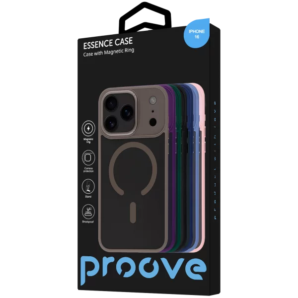 Proove Essence Case with Magnetic Ring iPhone 16 - Photo 2