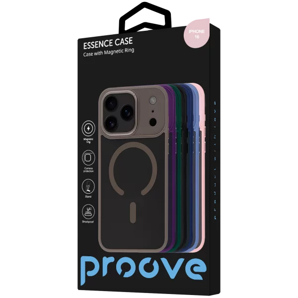 Proove Essence Case with Magnetic Ring iPhone 16 - Photo 2