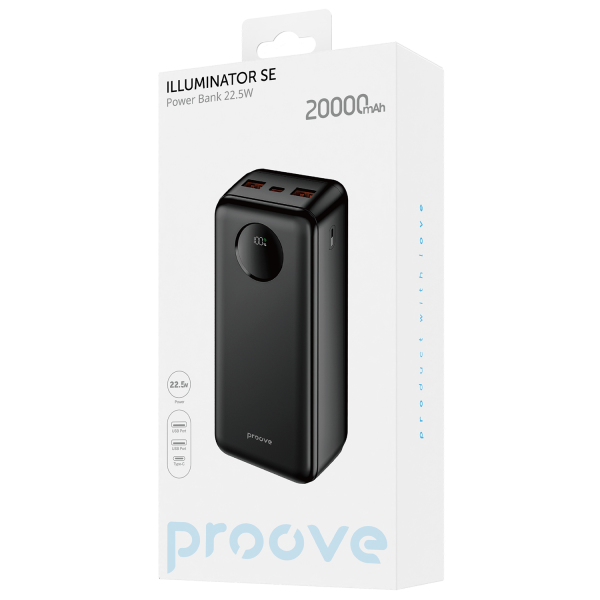 Power Bank Proove Illuminator SE 22.5W 20000mAh