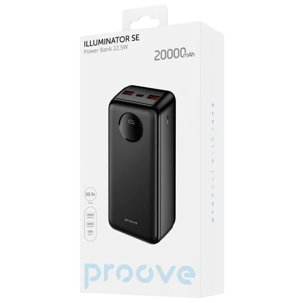 Power Bank Proove Illuminator SE 22.5W 20000mAh - Photo 1