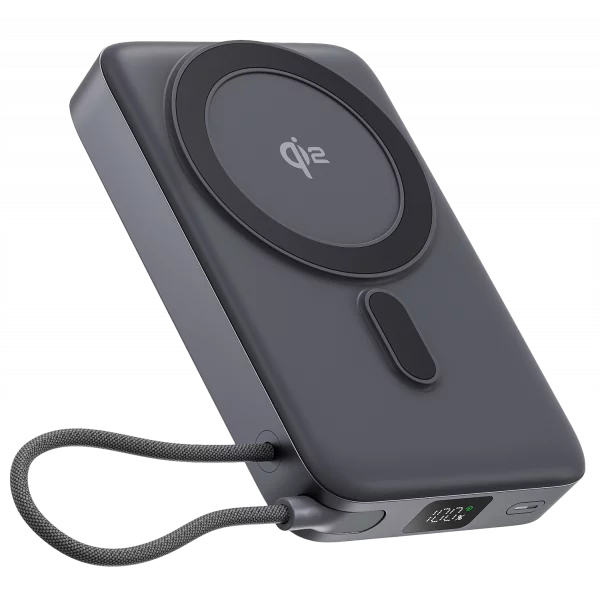 Power Bank Proove OverPower 35W 10000mAh Qi2 With Integrated Charging Cable Type-C