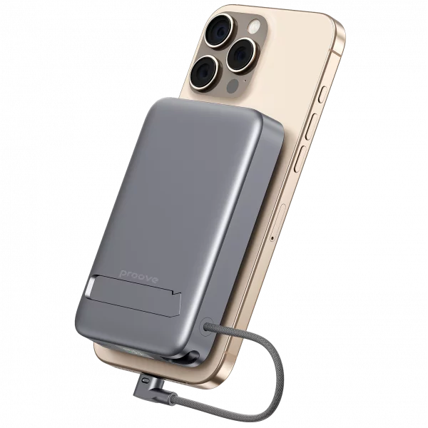 Power Bank Proove OverPower 35W 10000mAh Qi2 With Integrated Charging Cable Type-C - Photo 2