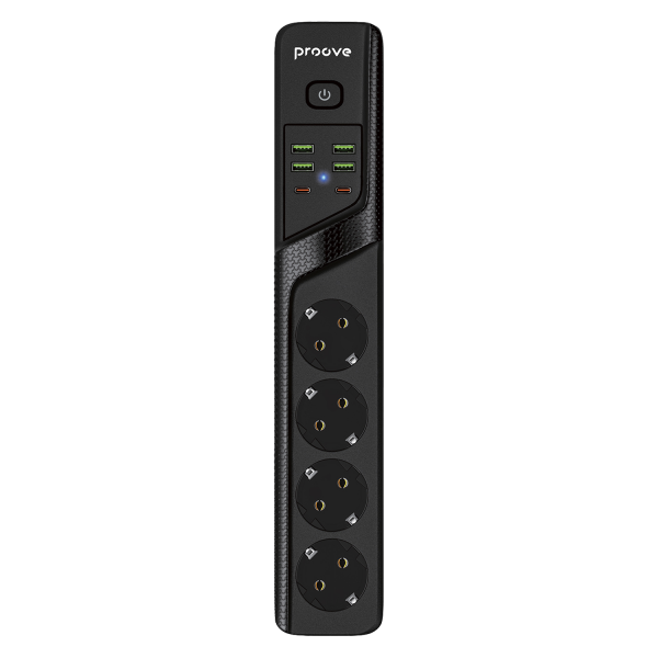 Power Strip Proove Power Socket P-04 (4 sockets + 4 USB + 2 Type-C) 2М