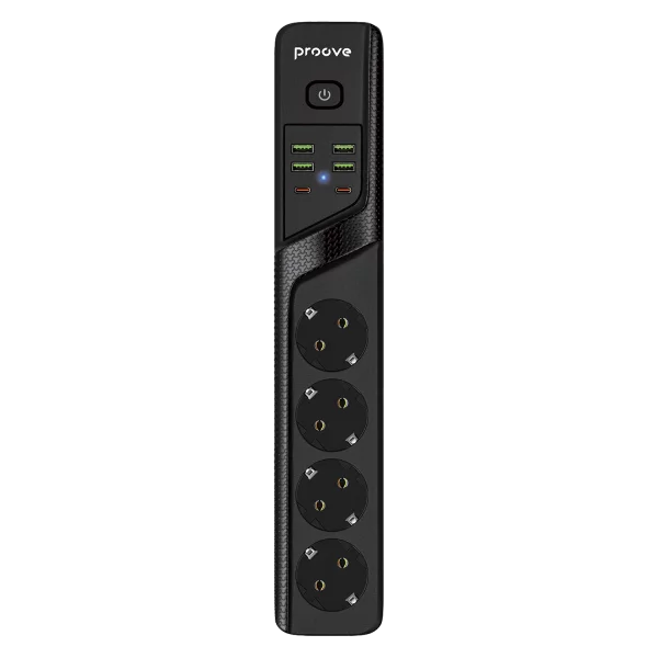 Power Strip Proove Power Socket P-04 (4 sockets + 4 USB + 2 Type-C) 2М
