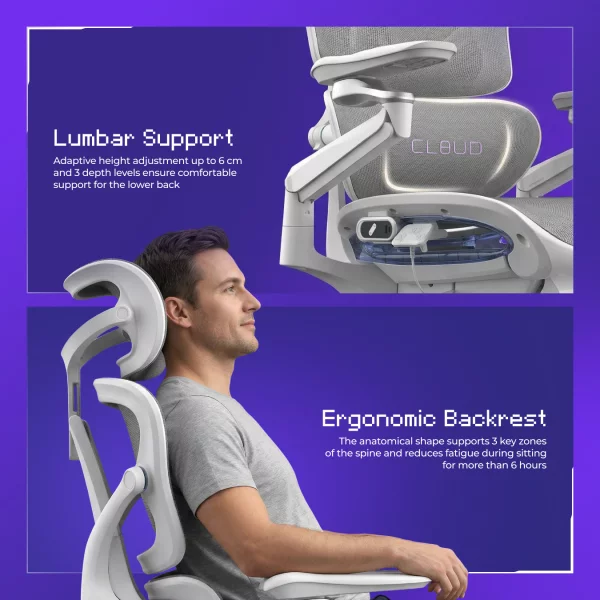 Ergonomic Gaming Chair Proove Gaming Cl0ud - Foto 6