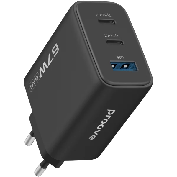 Wall Charger Proove Silicone Power 2 67W (2*Type-C+USB) - Zdjęcie 2
