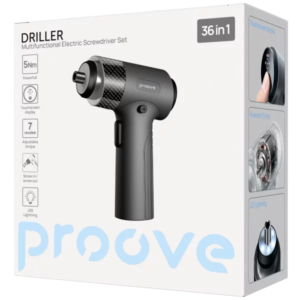 Multifunktionales Elektroschraubendreher-Set Proove Driller 36in1 - Foto 5