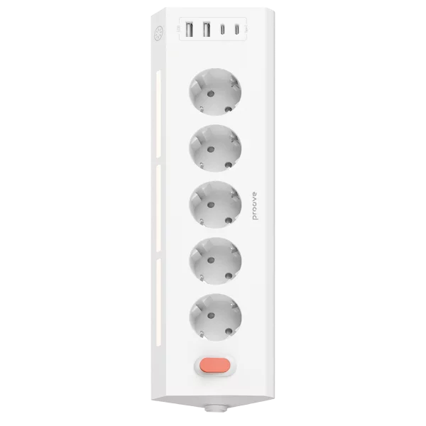 Power Strip Proove Prism (5AC + 2 Type-C + 2 USB) 1.6m