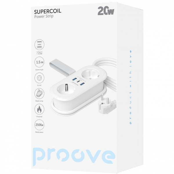 Power strip Proove Supercoil