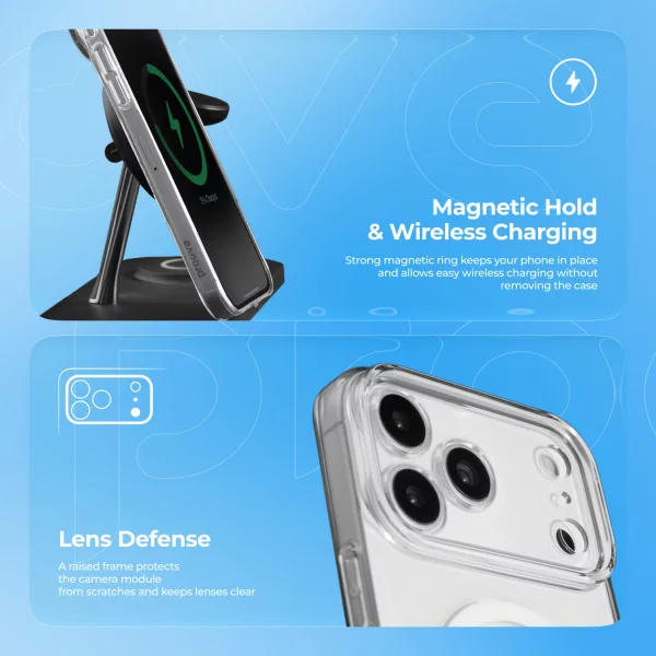Proove Crystal Case with Magnetic Ring iPhone 14 - foto 2