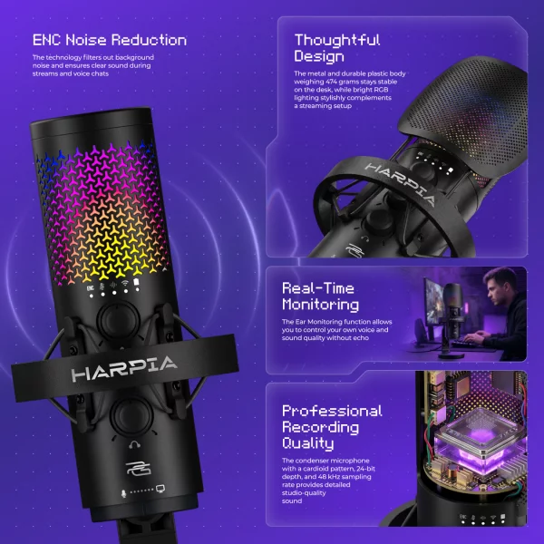 Wireless Microphone Proove Gaming Harpia - Photo 7