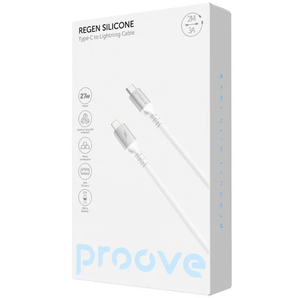 Cable Proove ReGen Silicone Type-C to Lightning 27W (2m) - Photo 1