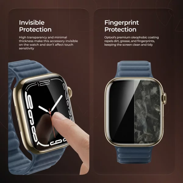 Protective glass Proove Achilles Apple Watch Series 4/5/6/SE/SE2 44 mm - photo 10