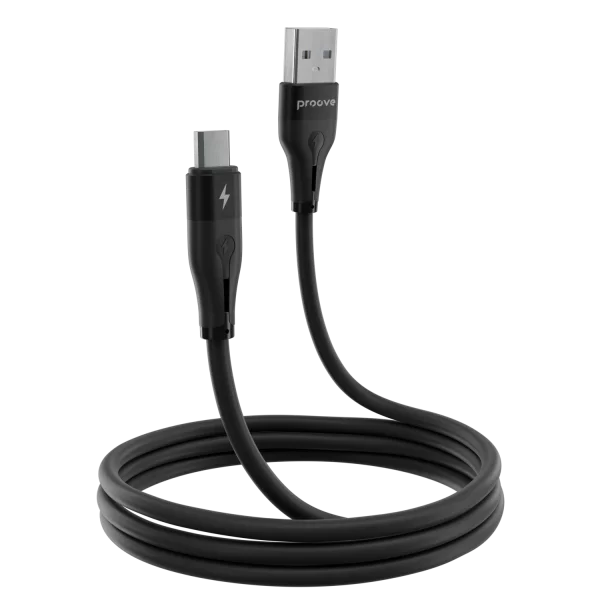 Кабель Proove Soft Silicone Micro USB 2.4A (1m) - фото 1