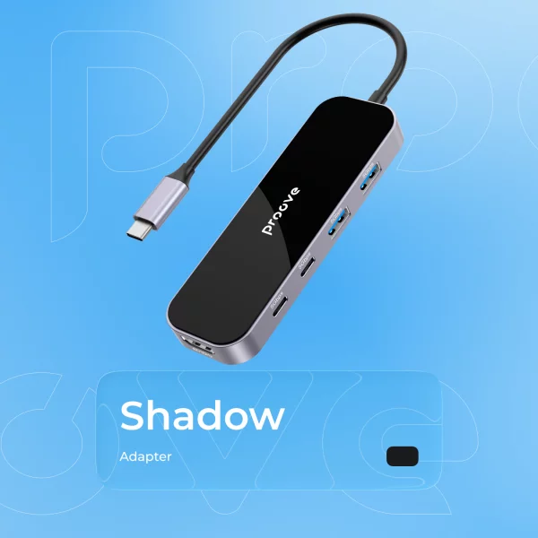 Type-C-HUB Proove Shadow (2*USB3.0 + Type-C + PD100W + HDMI) - photo 4