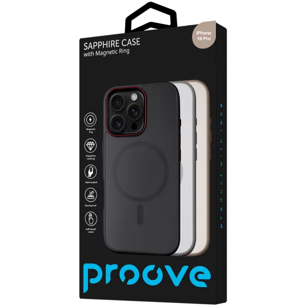 Чохол Proove Sapphire Case with Magnetic Ring iPhone 16 Pro - фото 2