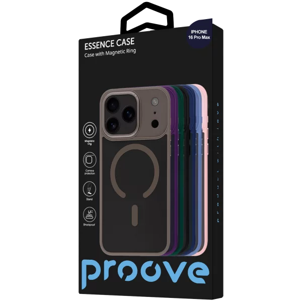 Proove Essence Case with Magnetic Ring iPhone 16 Pro Max - Foto 2