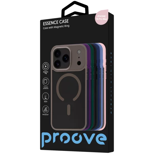 Proove Essence Case with Magnetic Ring iPhone 16 Pro Max - Foto 2
