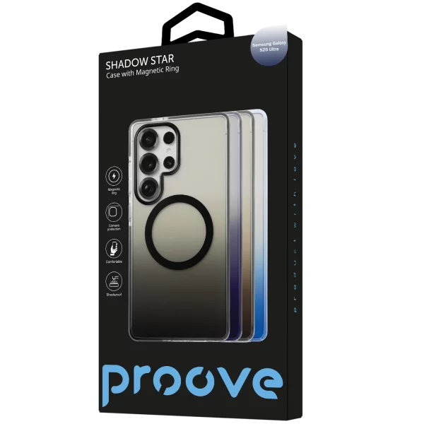 Proove Shadow Star Case with Magnetic Ring Samsung Galaxy S25 Ultra - 照片 6