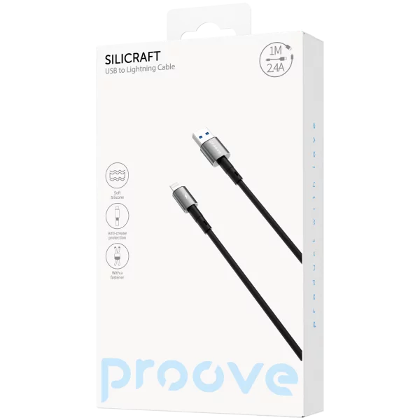 Cable Proove Silicraft USB to Lightning 2.4A (1m) - photo 1