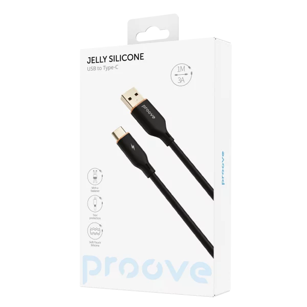 Cable Proove Jelly Silicone Type-C 3A (1m) - Photo 4