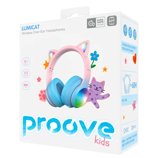 Wireless Headphones Proove Kids LumiCat (APP) - Zdjęcie 1