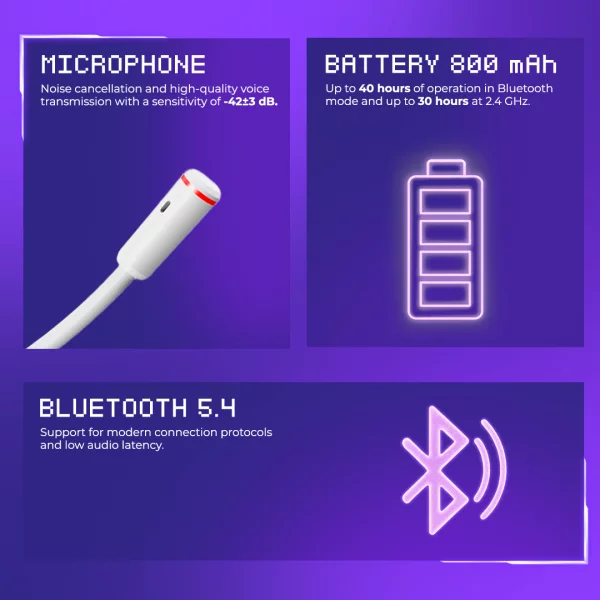 Wireless Headset Proove Gaming Bliss Pro (APP) - Foto 5
