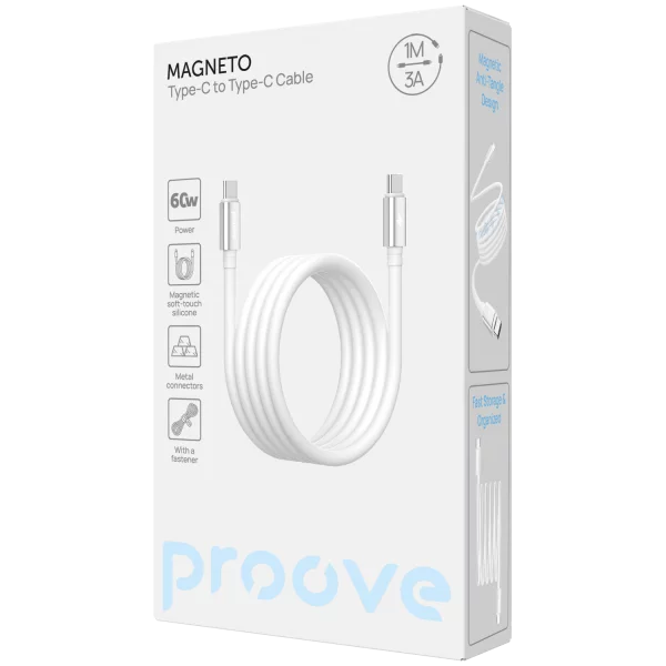 Cable Proove Magneto Type-C to Type-C 60W (1m) - Zdjęcie 4